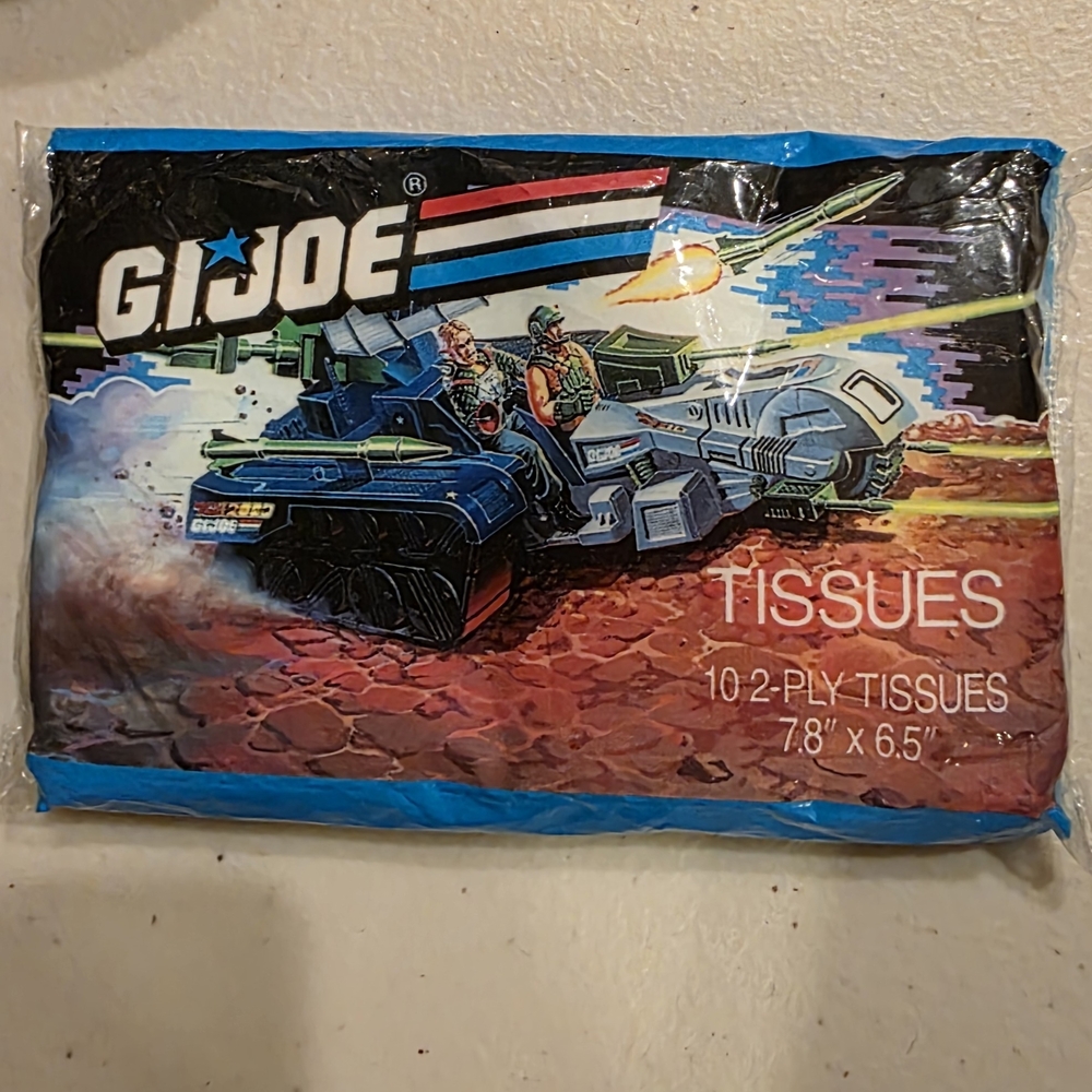 Vintage GI*Joe Mini Tissue Pack